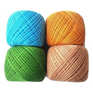 SET LOT of 10 FLUORESCENT 6 Ply Strand Cotton Thread Yarn Cross Stitch Embroidery